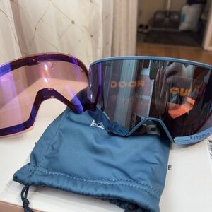 GIRO Unisex Axis Adult Snow Goggles (Mirrored) with extra lens - Brand New